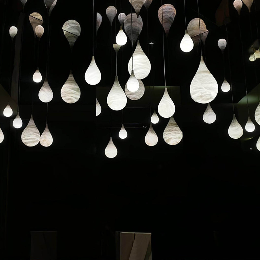 Raindrop Alabaster Pendant Light