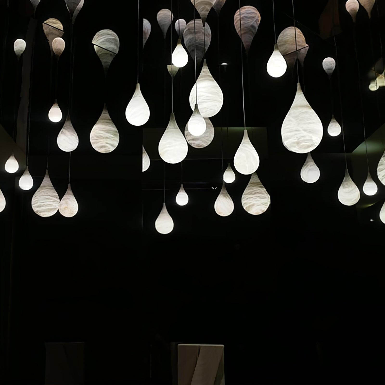 Raindrop Alabaster Pendant Light