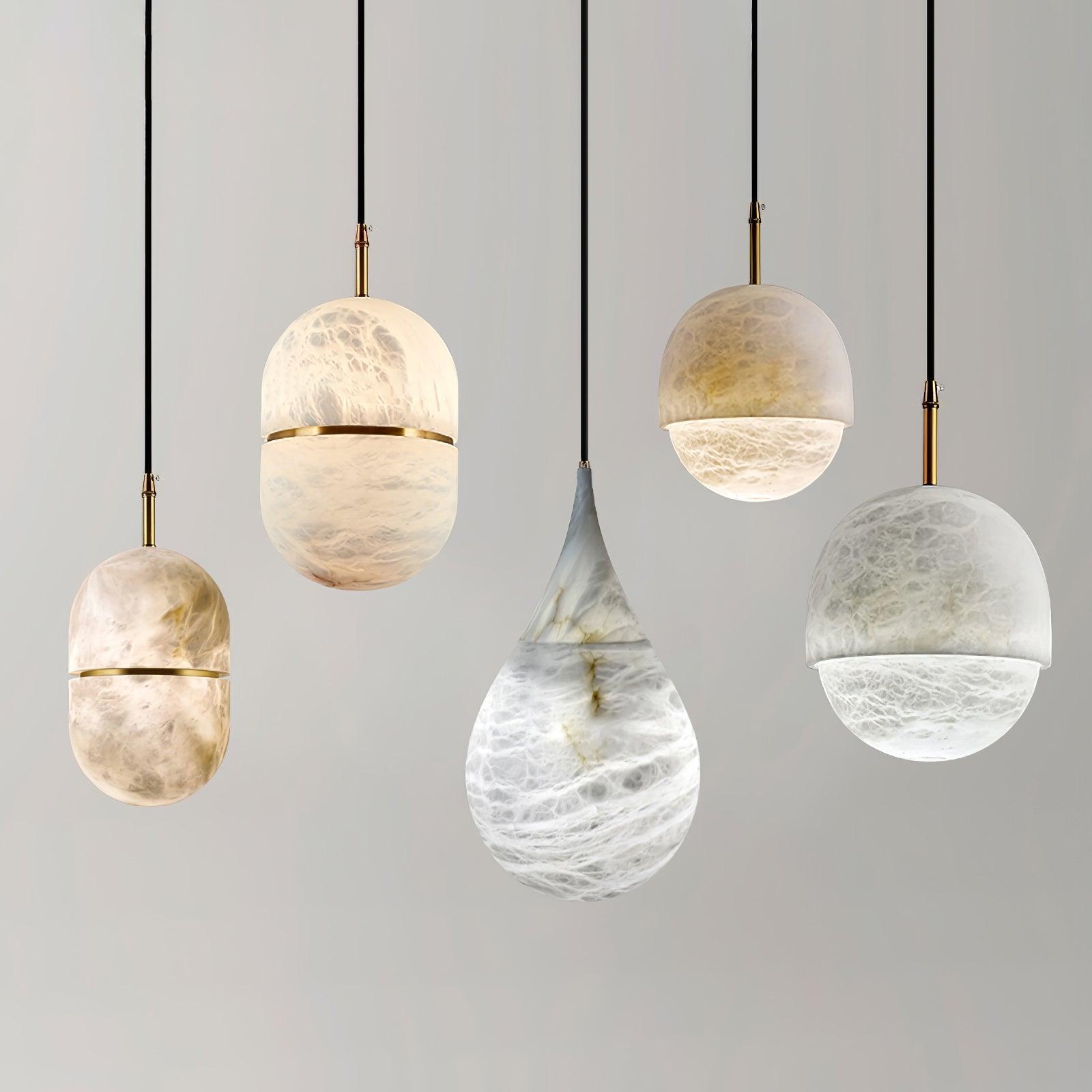 Raindrop Alabaster Pendant Light