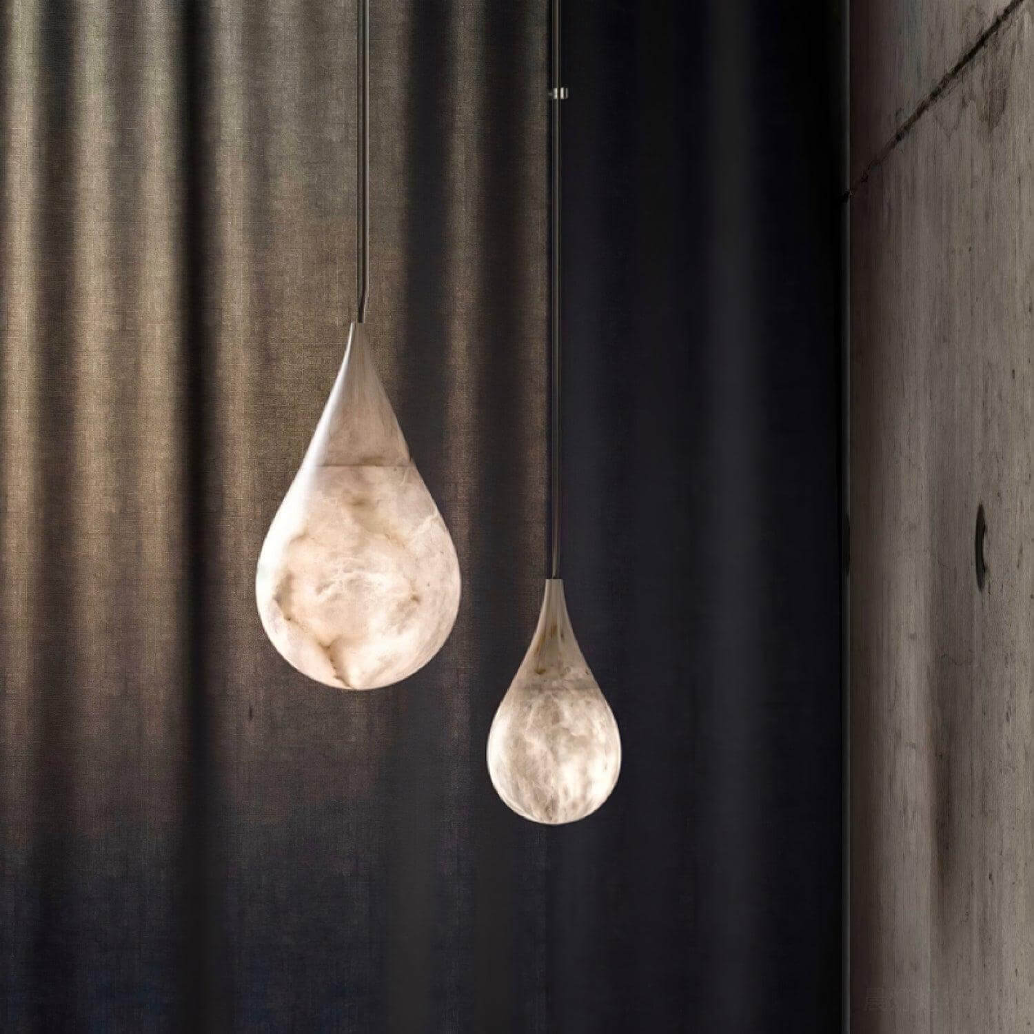 Raindrop Alabaster Pendant Light