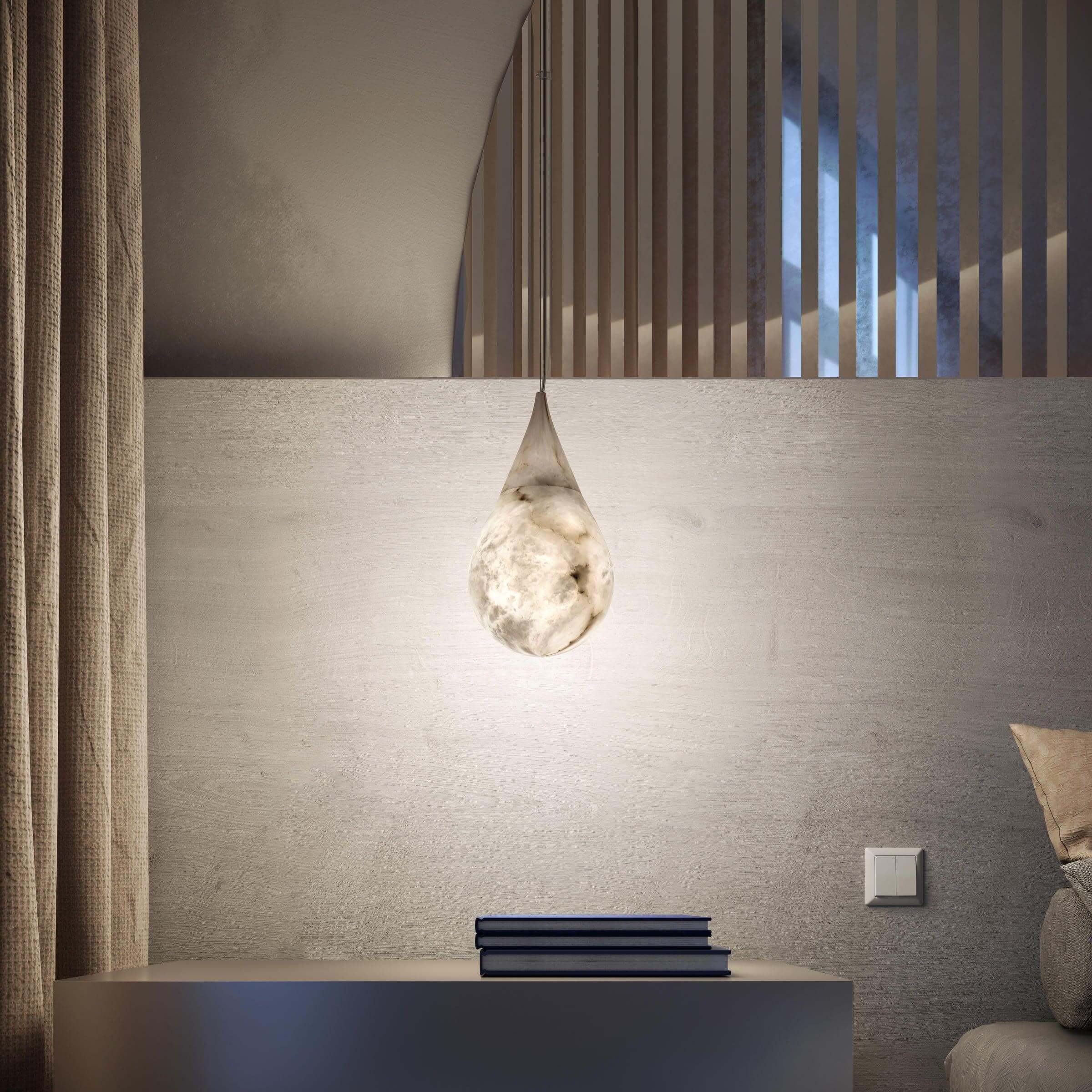 Raindrop Alabaster Pendant Light