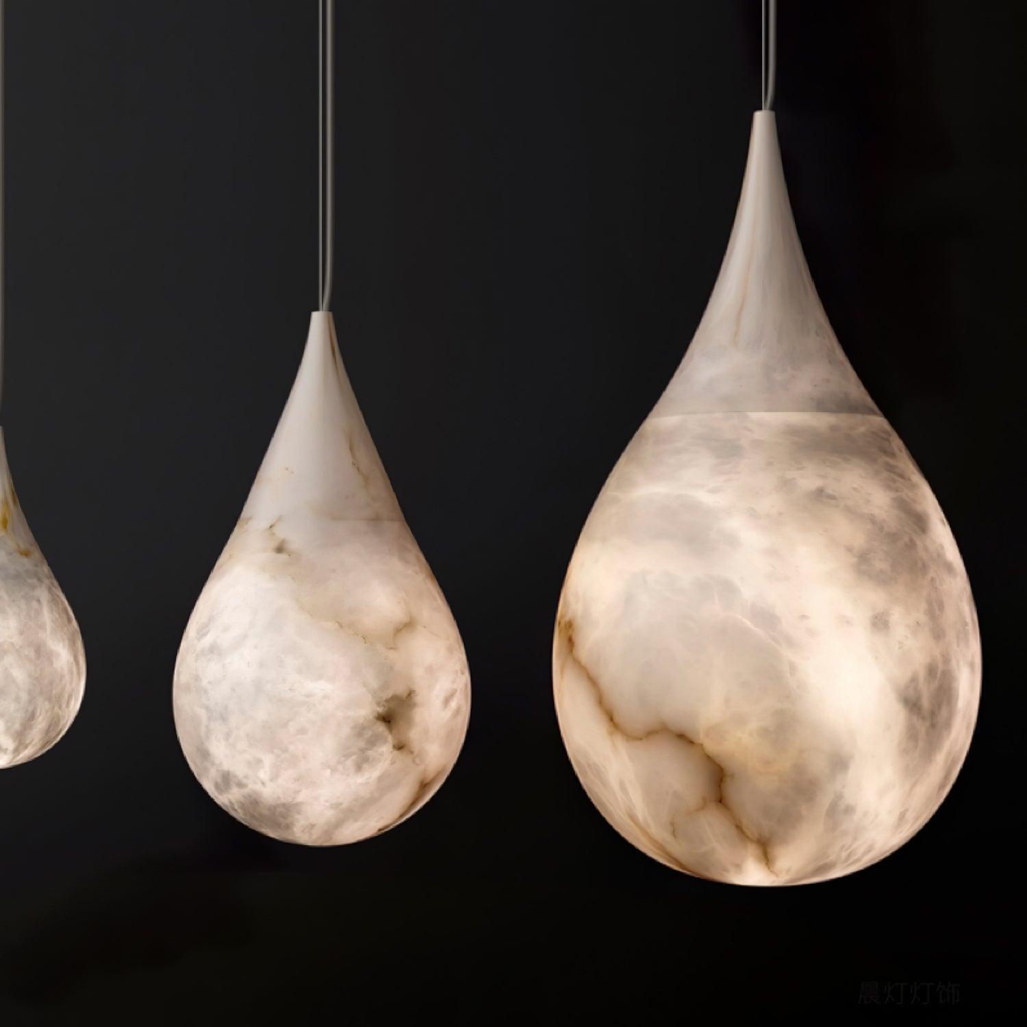 Raindrop Alabaster Pendant Light