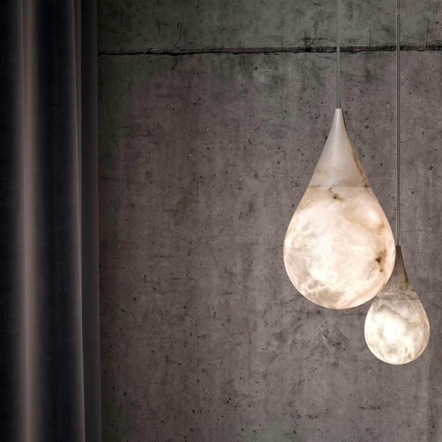 Raindrop Alabaster Pendant Light