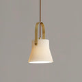 Ribbed Ceramic Pendant Lamp