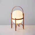 Portable Lantern Glass Table Lamp