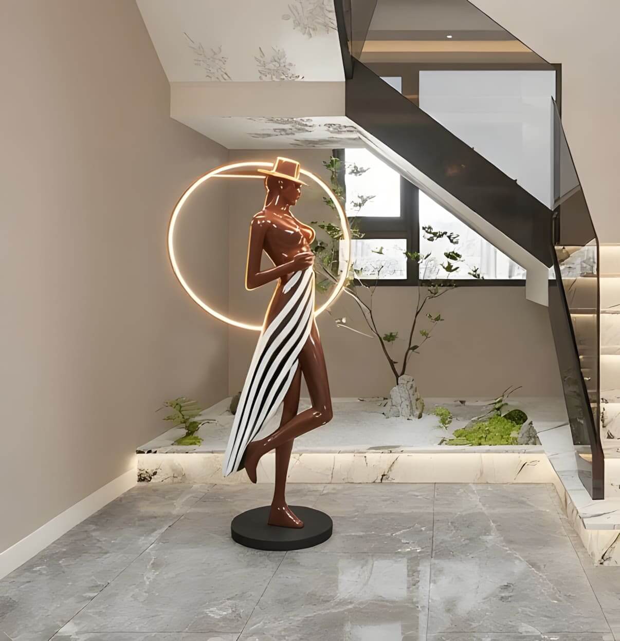 Mireva Sculptural Floor Lamp