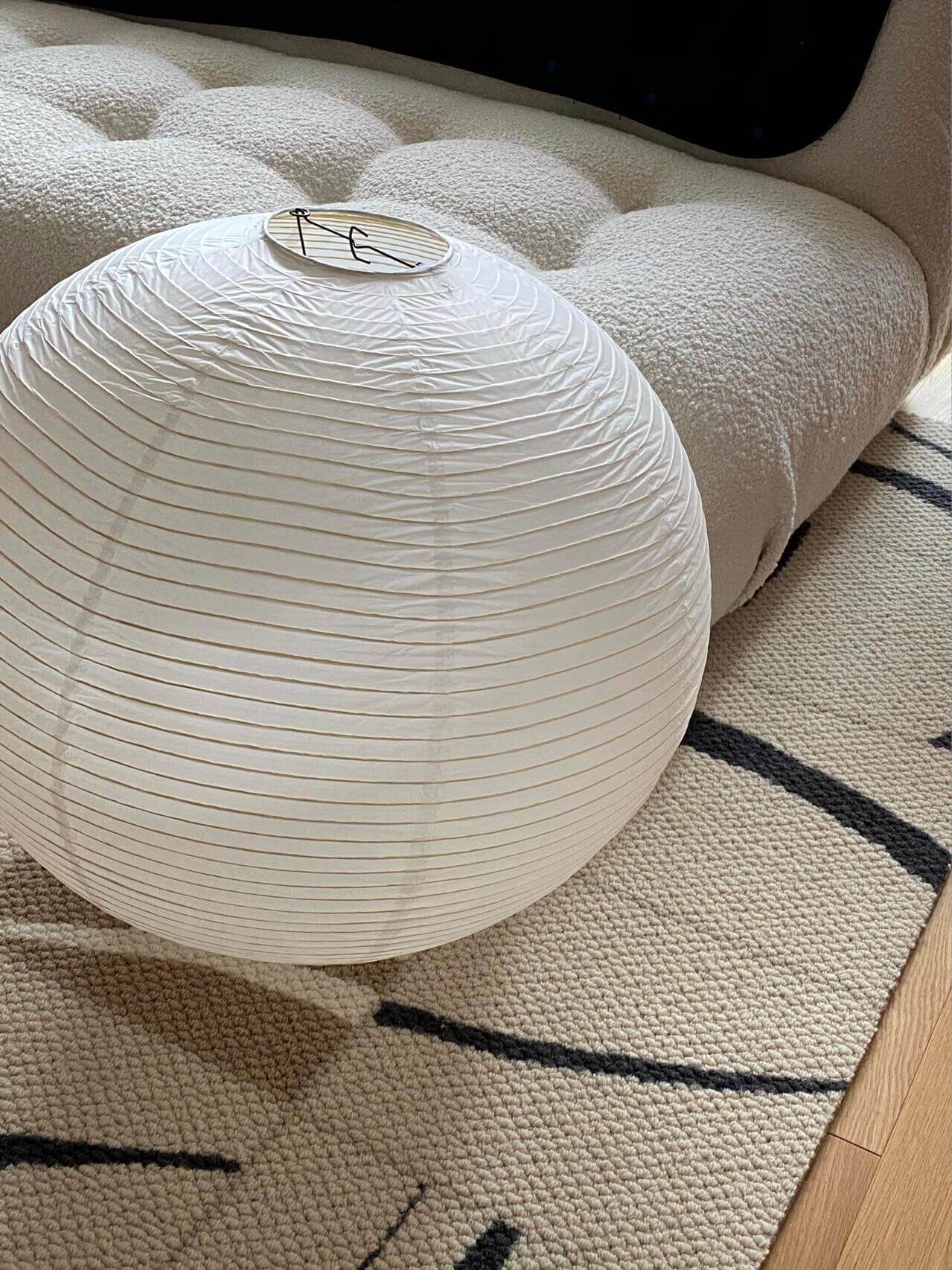 Rice Paper Round A Pendant Light