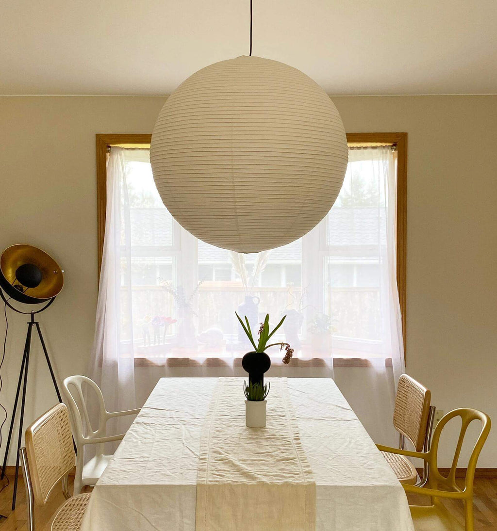Rice Paper Round A Pendant Light