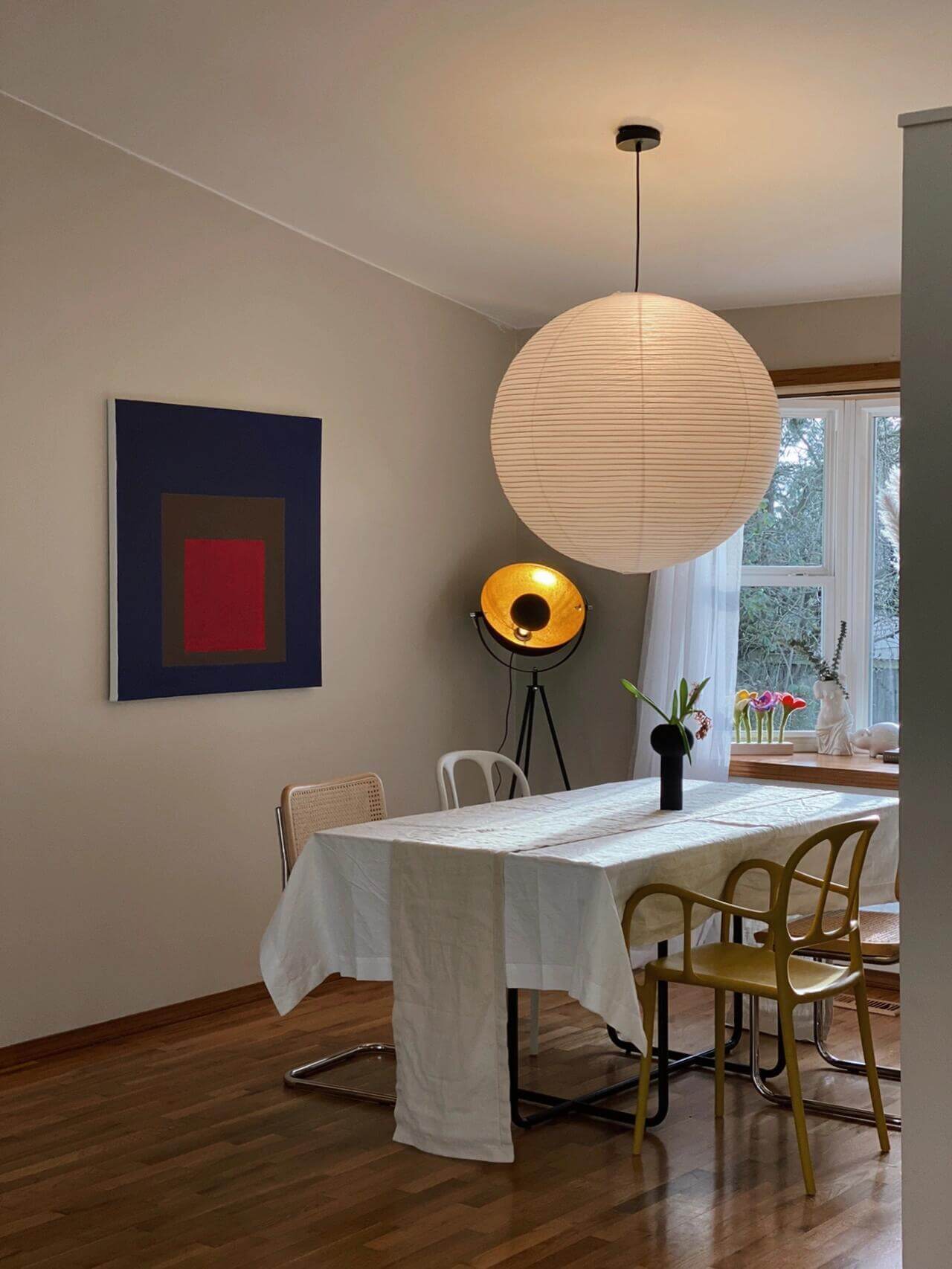 Rice Paper Round A Pendant Light
