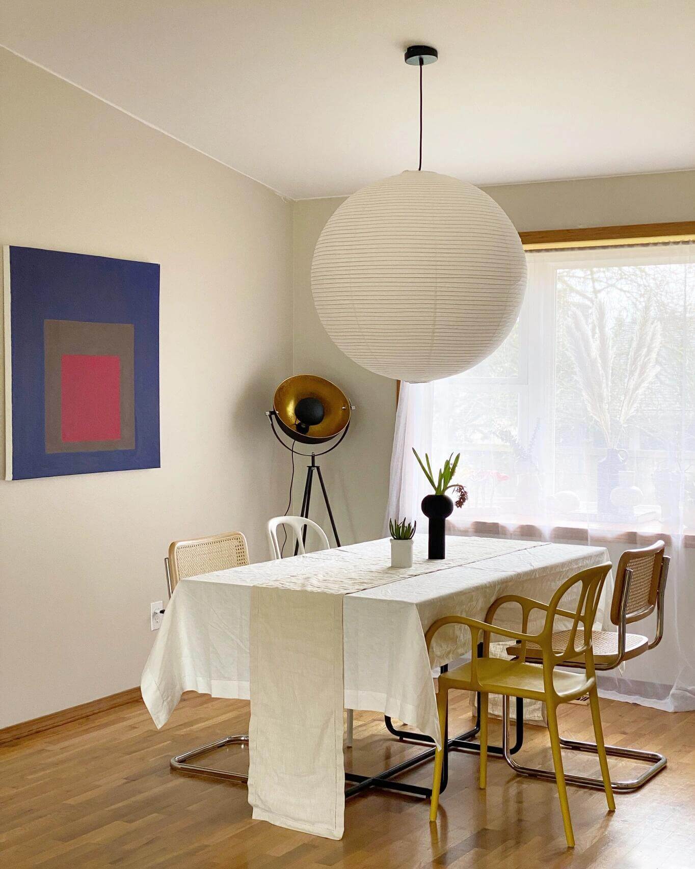 Rice Paper Round A Pendant Light