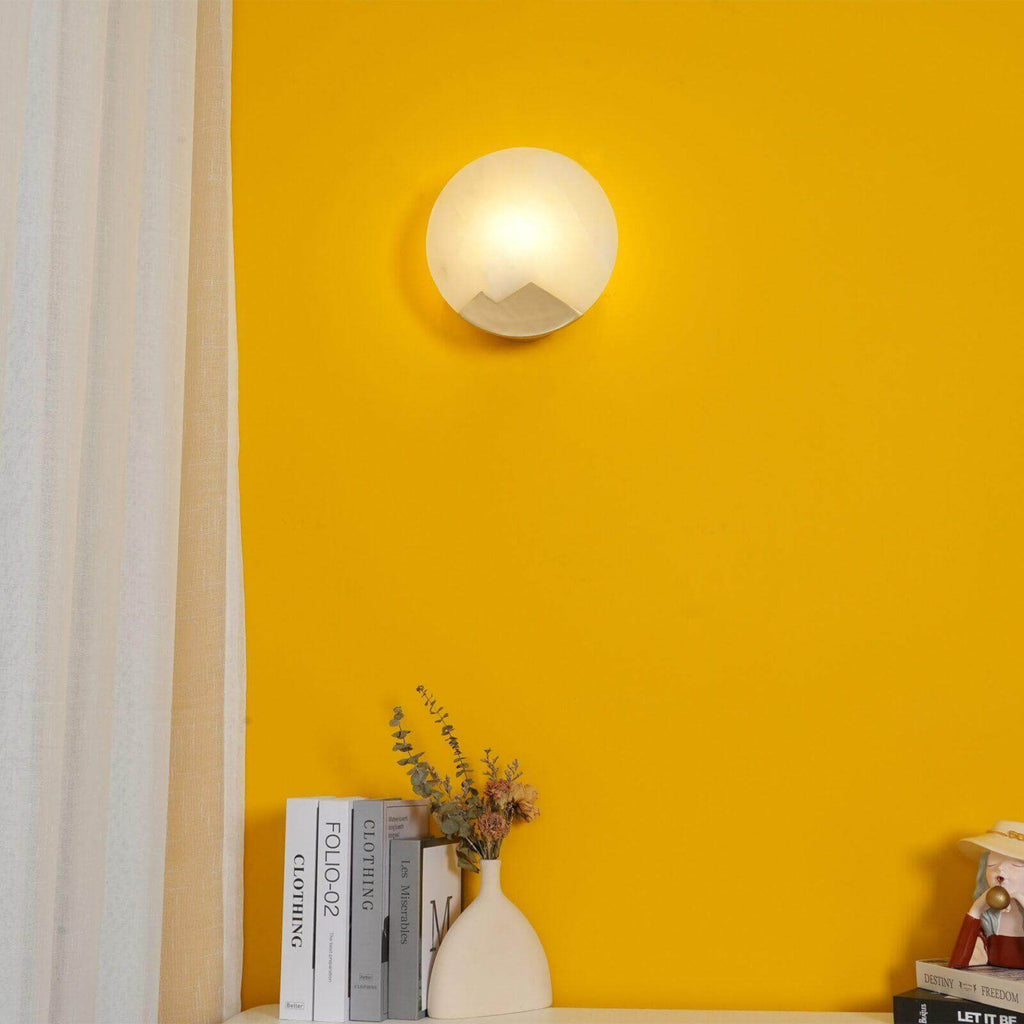 Modern Alabaster Wall Light