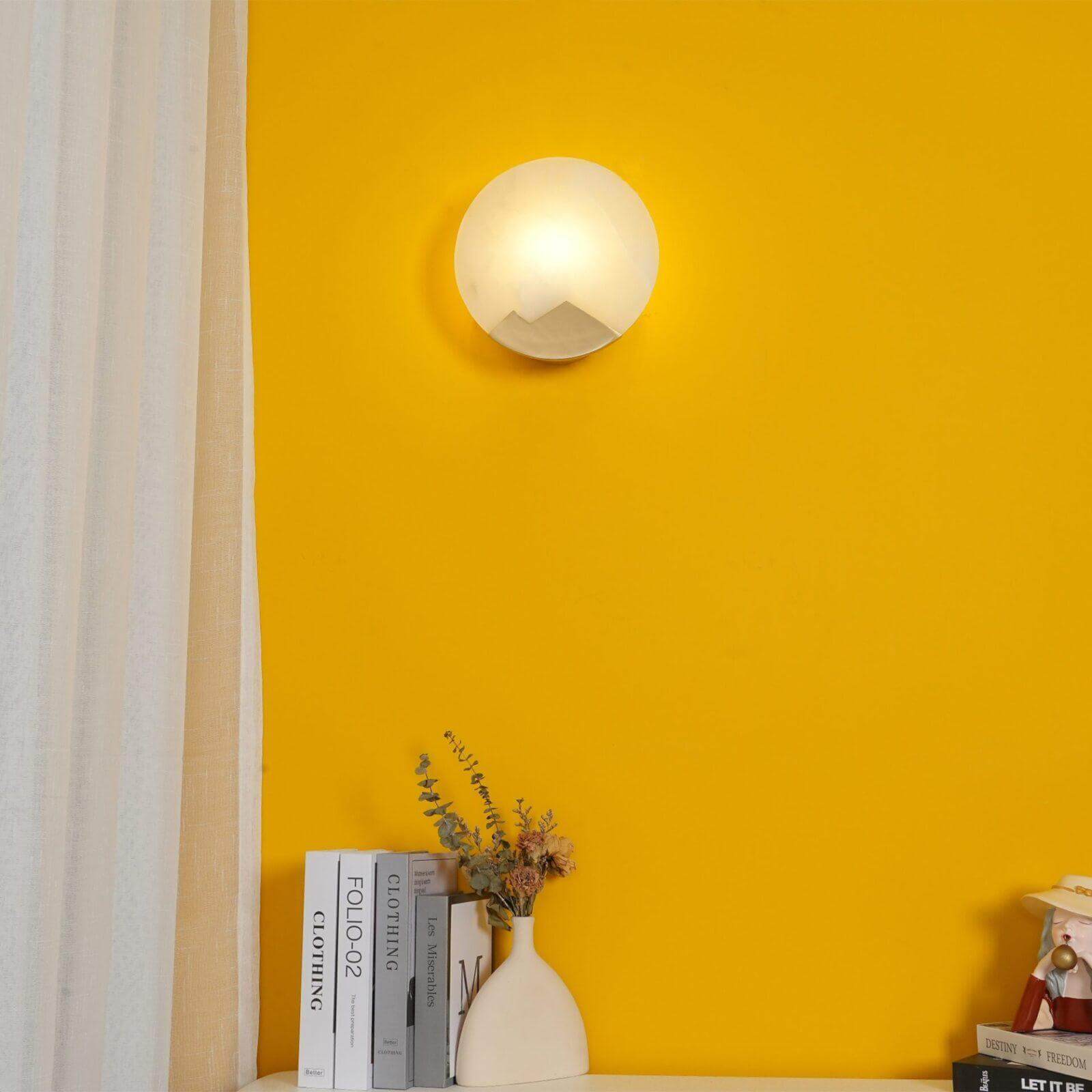 Modern Alabaster Wall Light
