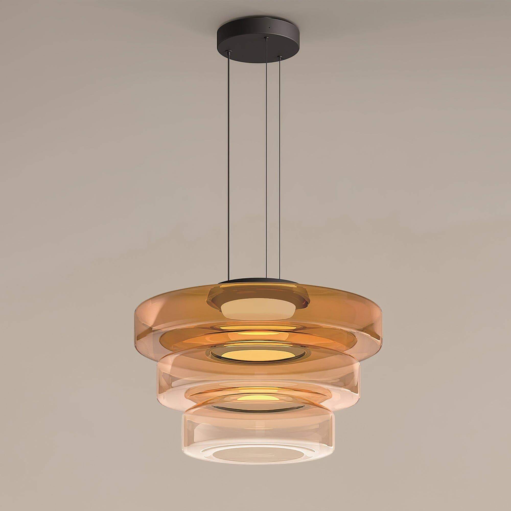 Levels Glass Pendant Light