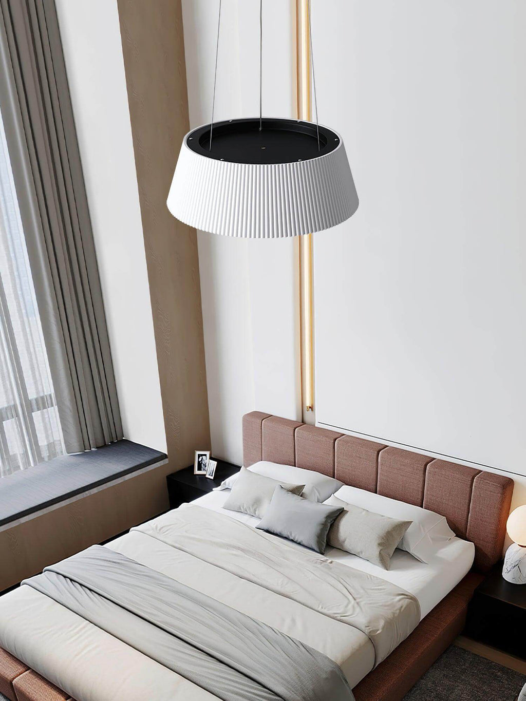 Modern Ribbed Pendant Light