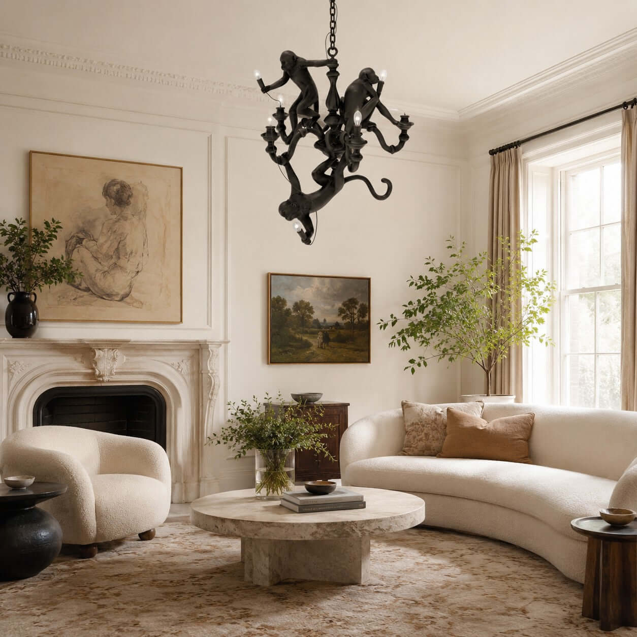 Monkey Chandelier