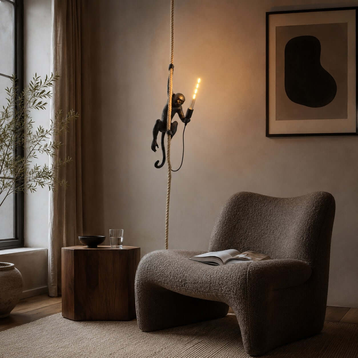 Monkey Pendant Lamp