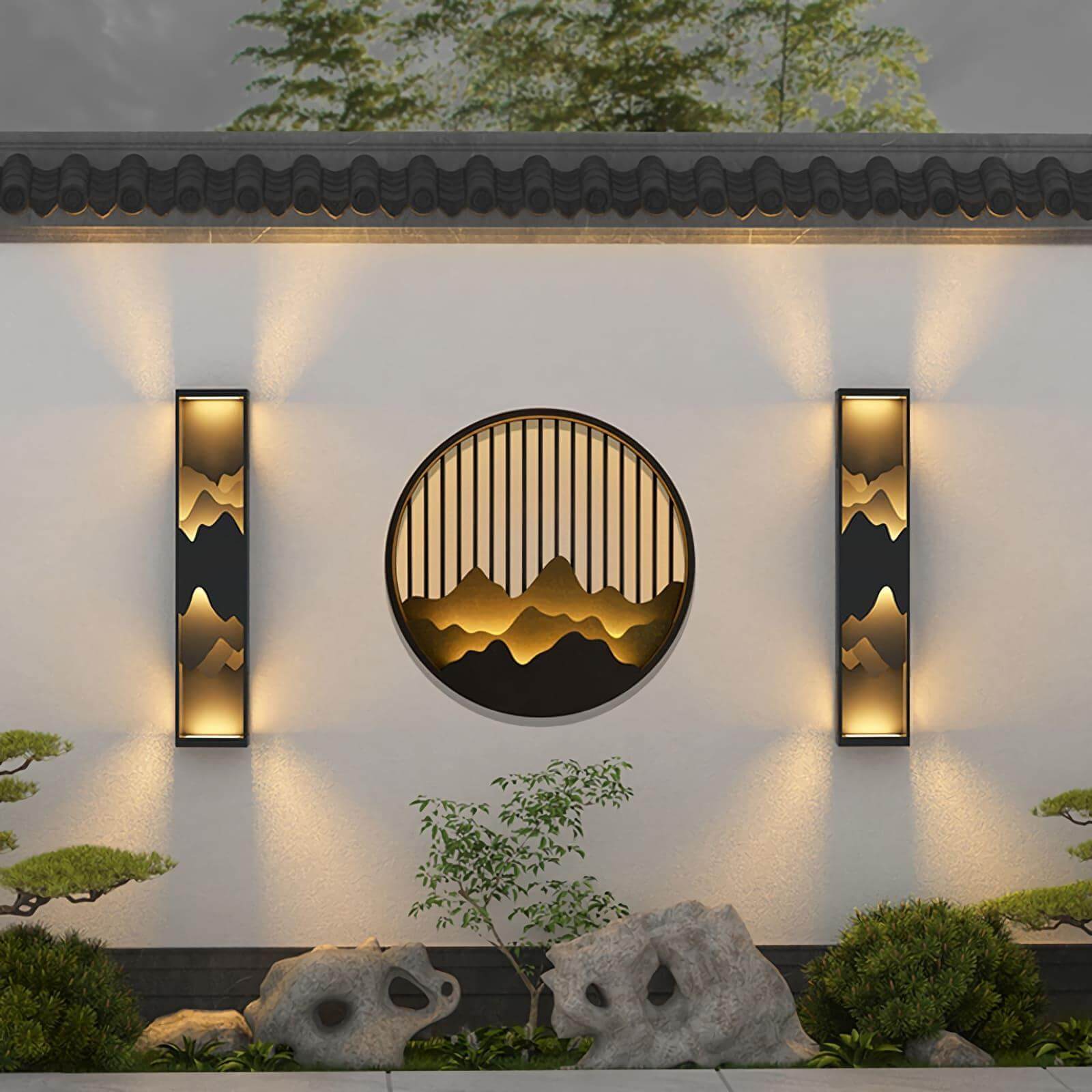 Mountain Outdoor Wall Lamp