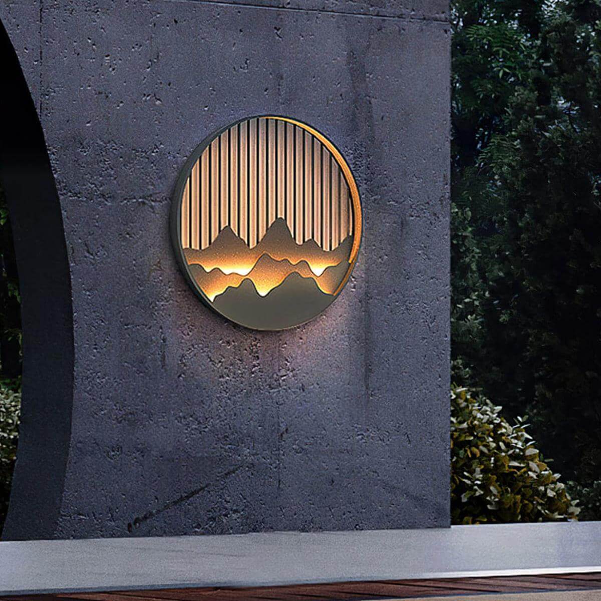 Mountain Outdoor Wall Lamp