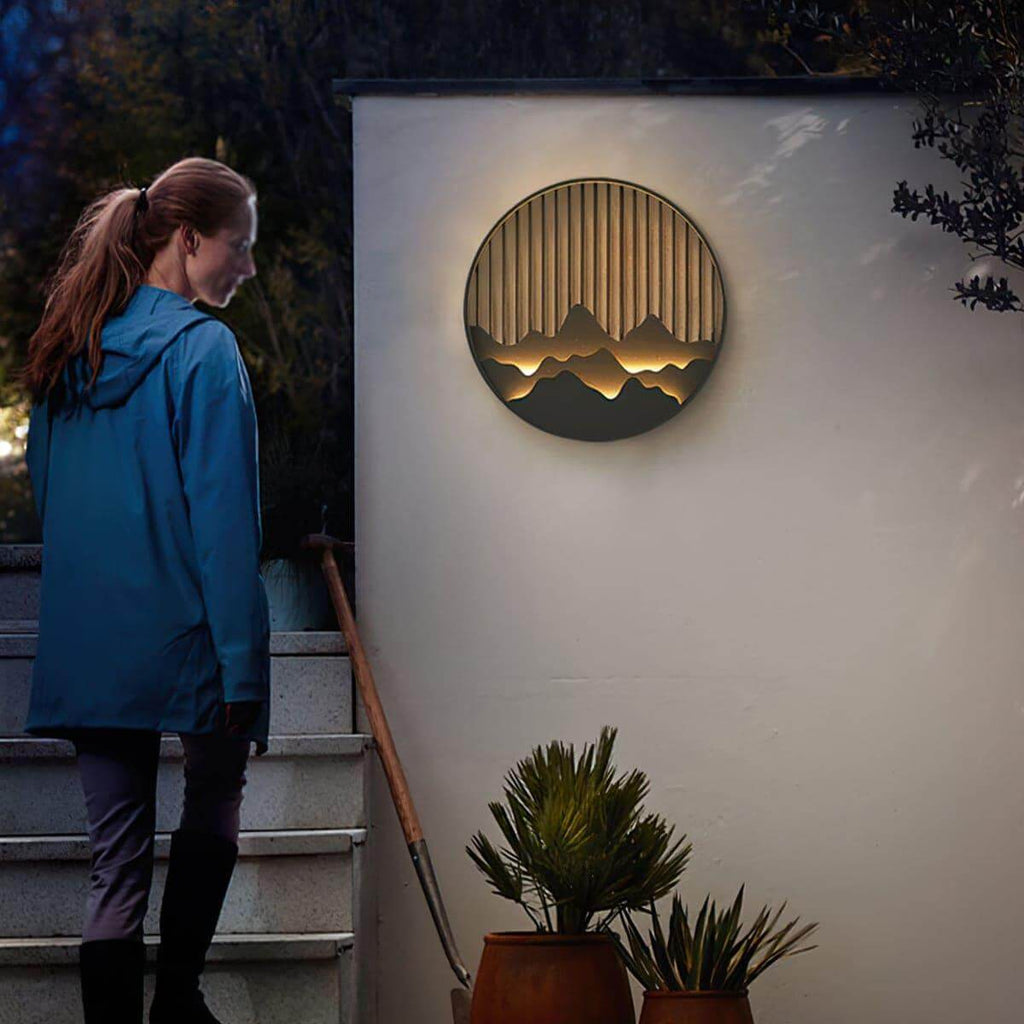 Mountain Outdoor Wall Lamp