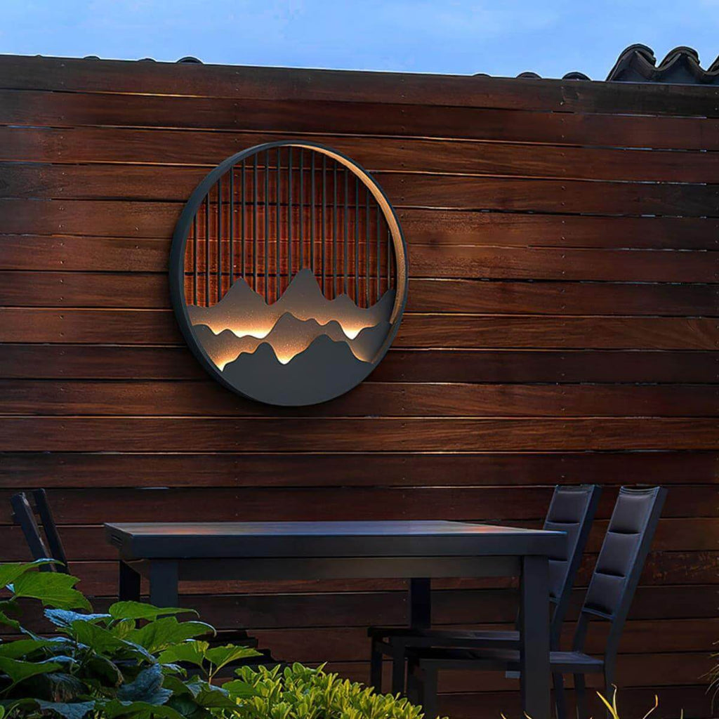 Mountain Outdoor Wall Lamp