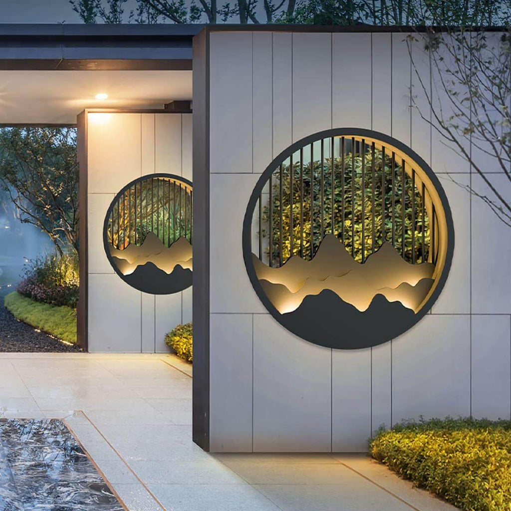 Mountain Outdoor Wall Lamp