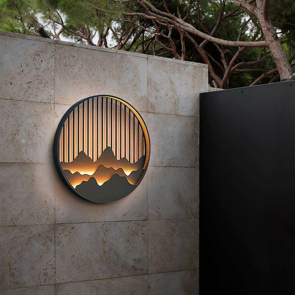 Mountain Outdoor Wall Lamp