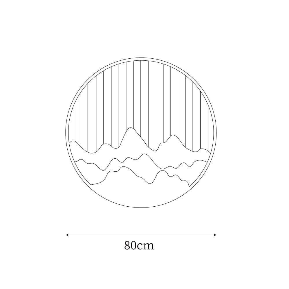 Mountain Outdoor Wall Lamp