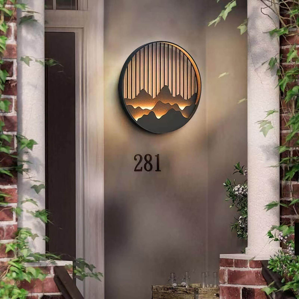 Mountain Outdoor Wall Lamp