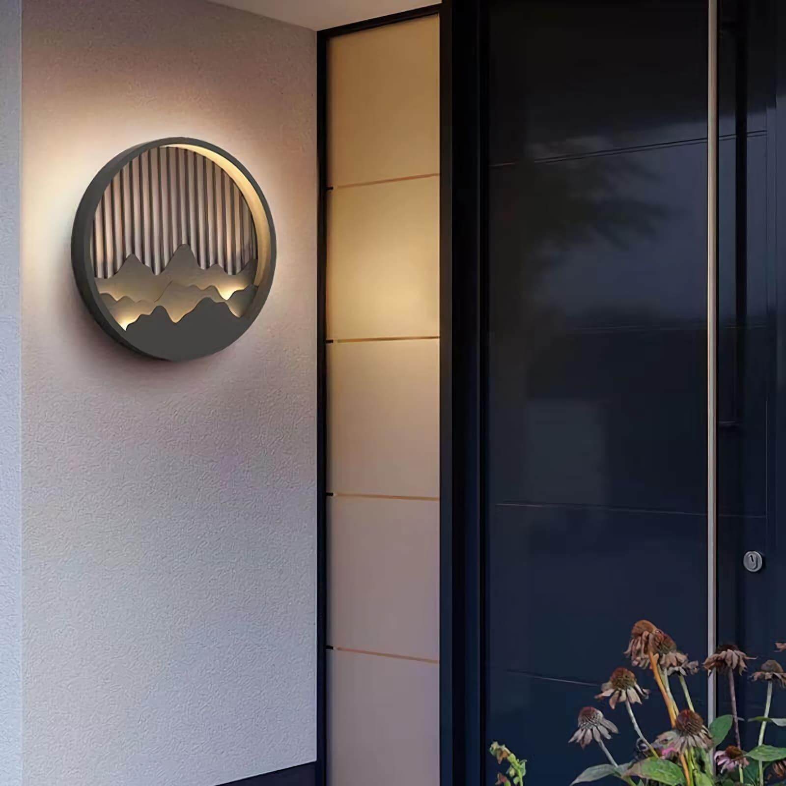Mountain Outdoor Wall Lamp