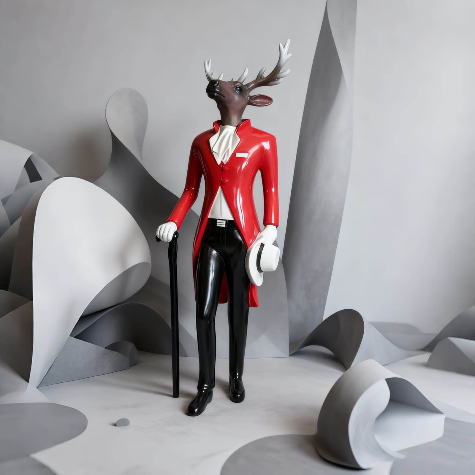 Mr. Deer Sculpture