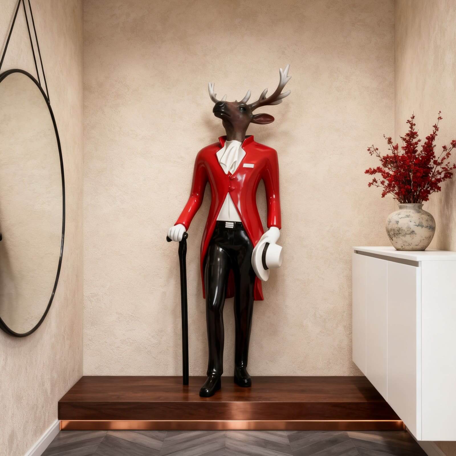 Mr. Deer Sculpture