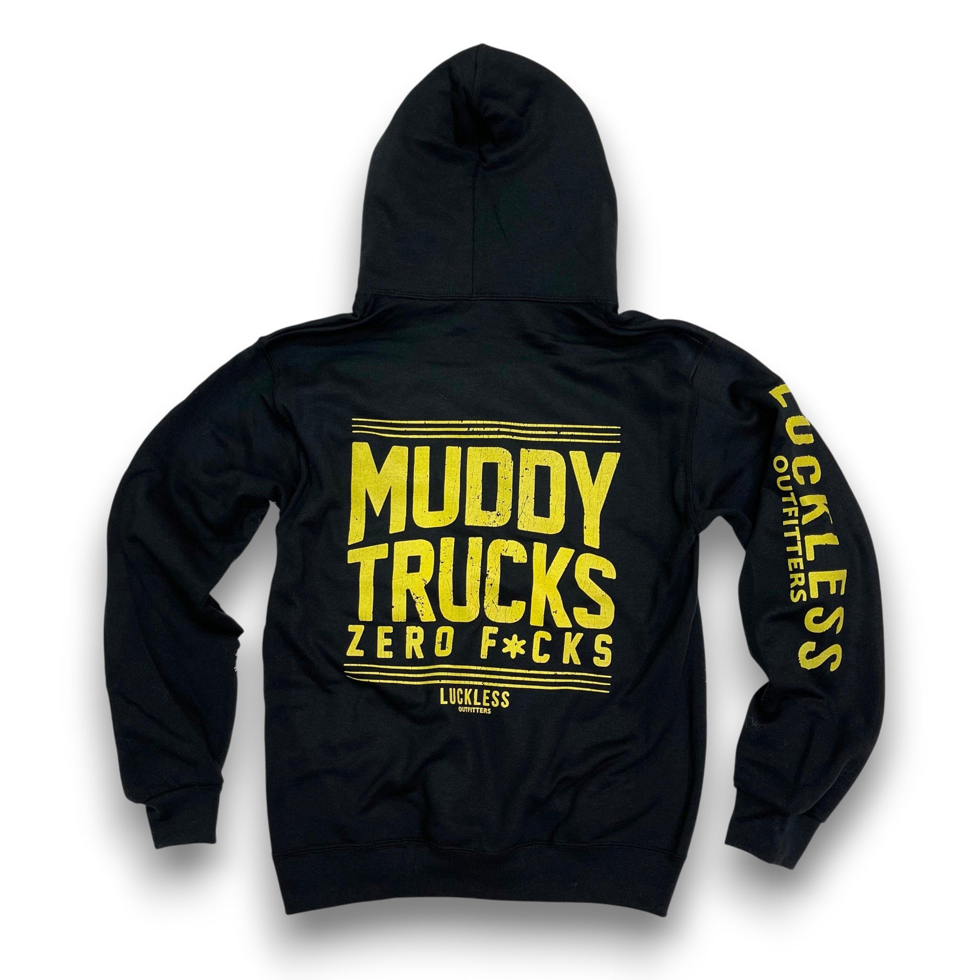 Muddy Trucks Zero Fucks Hoodie