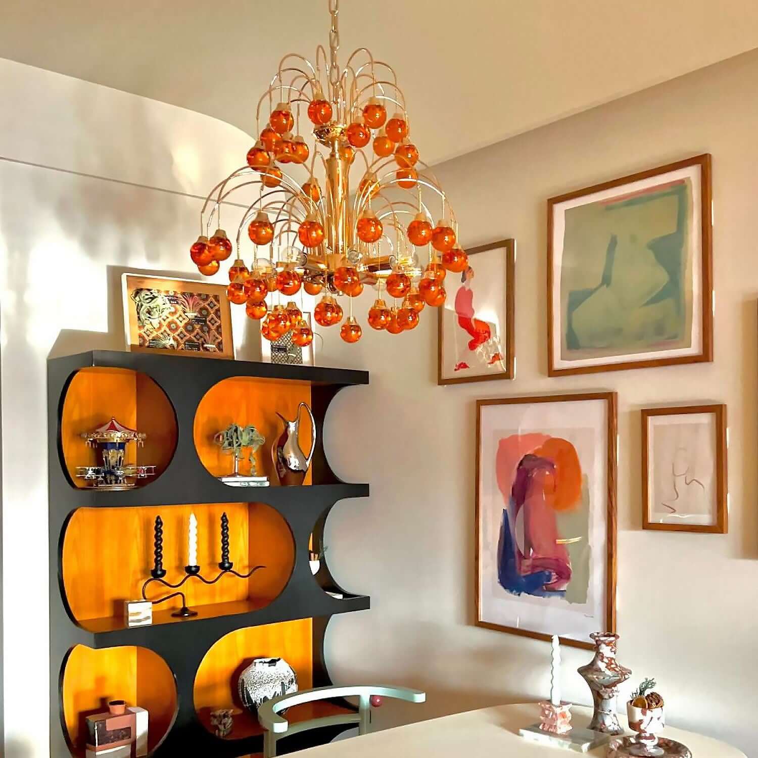 Murano Cherry Chandelier