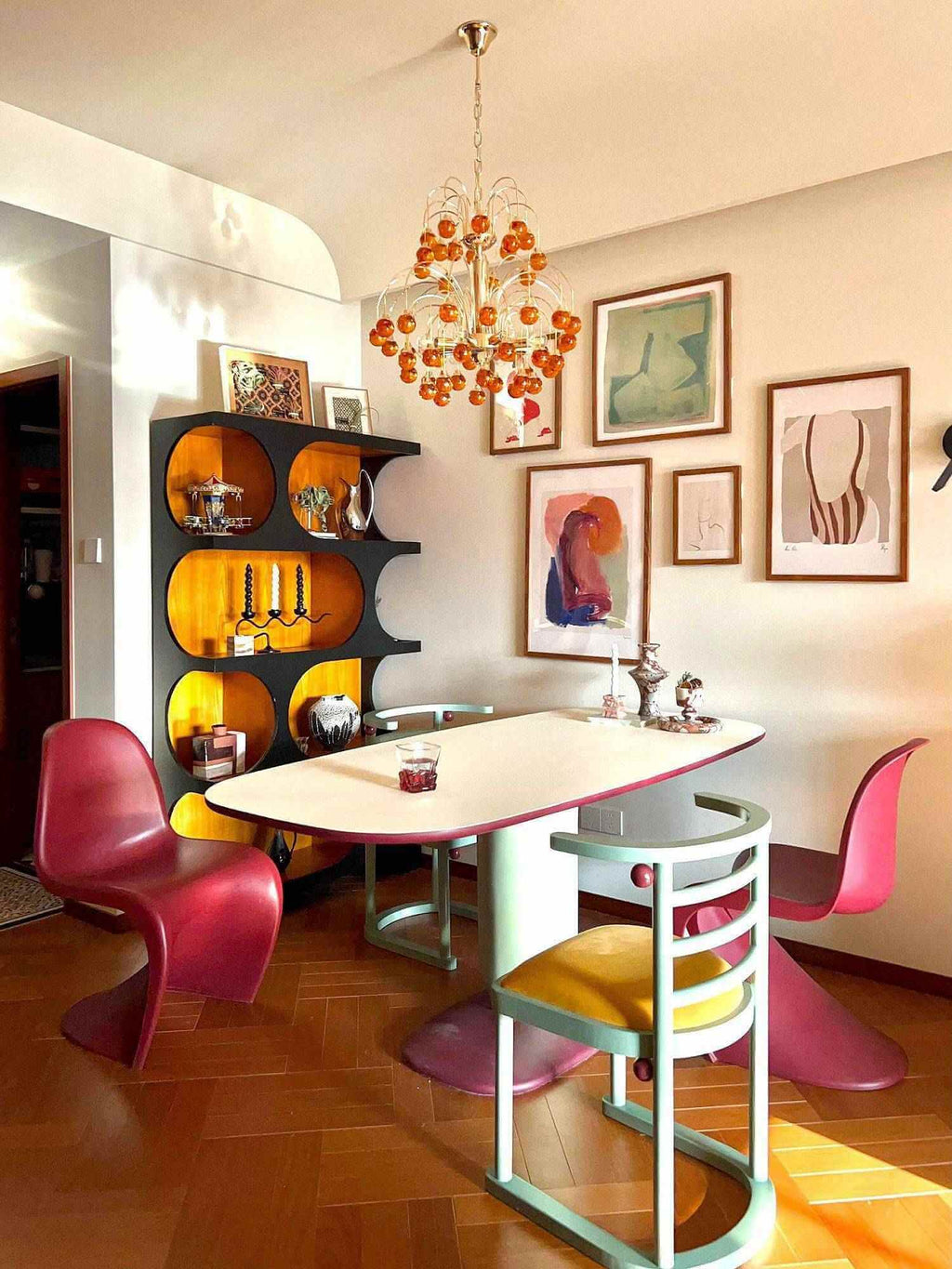 Murano Cherry Chandelier