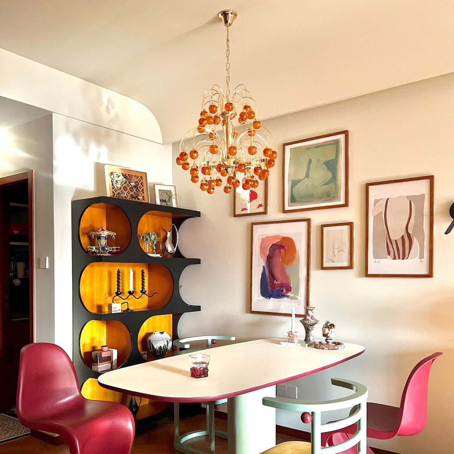 Murano Cherry Chandelier