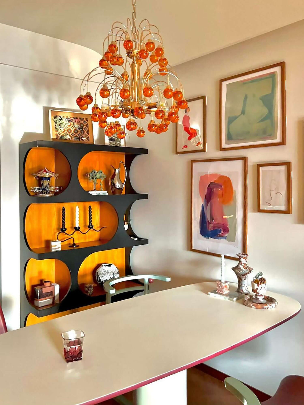 Murano Cherry Chandelier