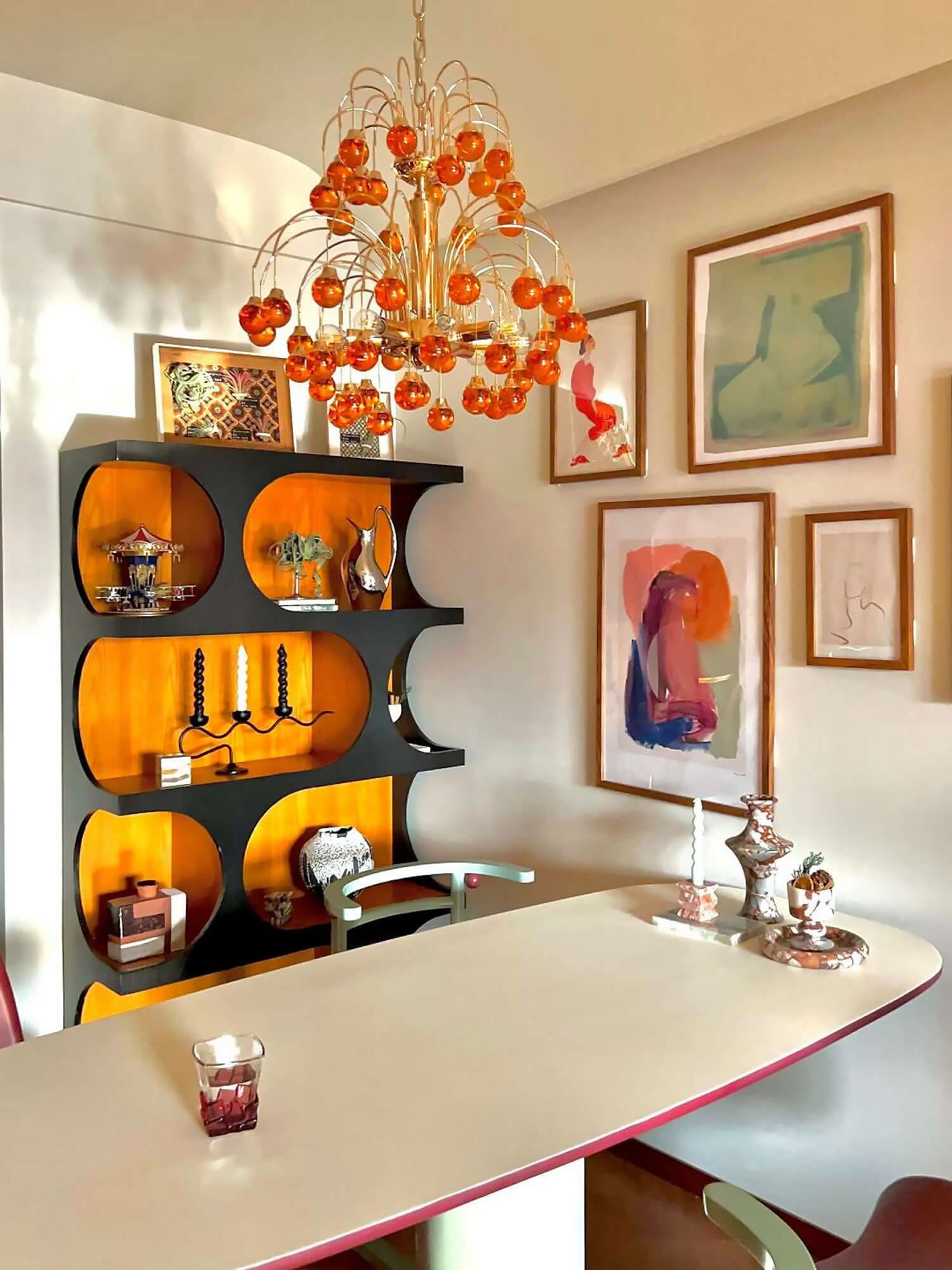 Murano Cherry Chandelier