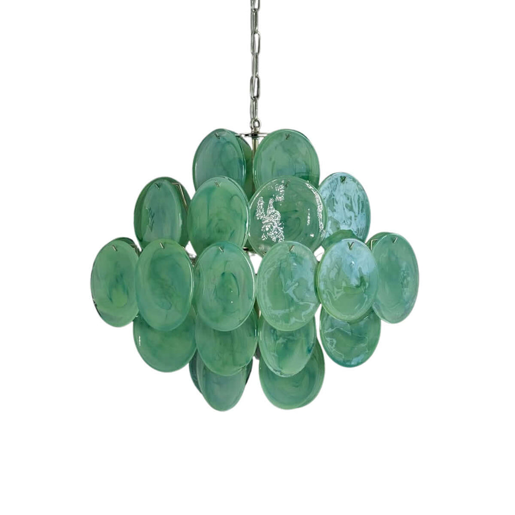 Murano Disk Chandelier 20"