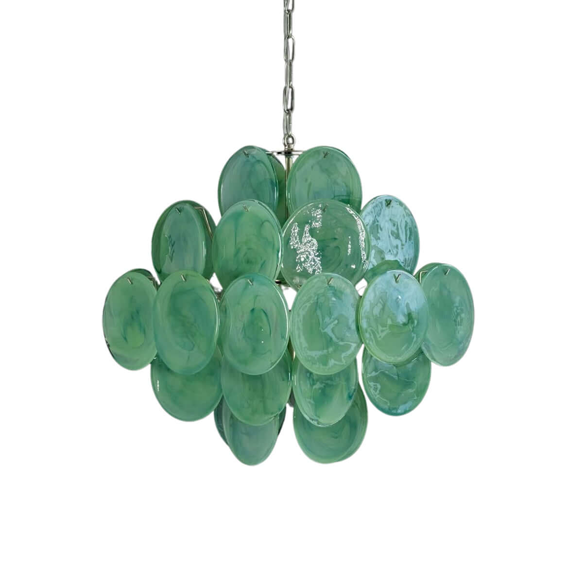 Murano Disk Chandelier 20"