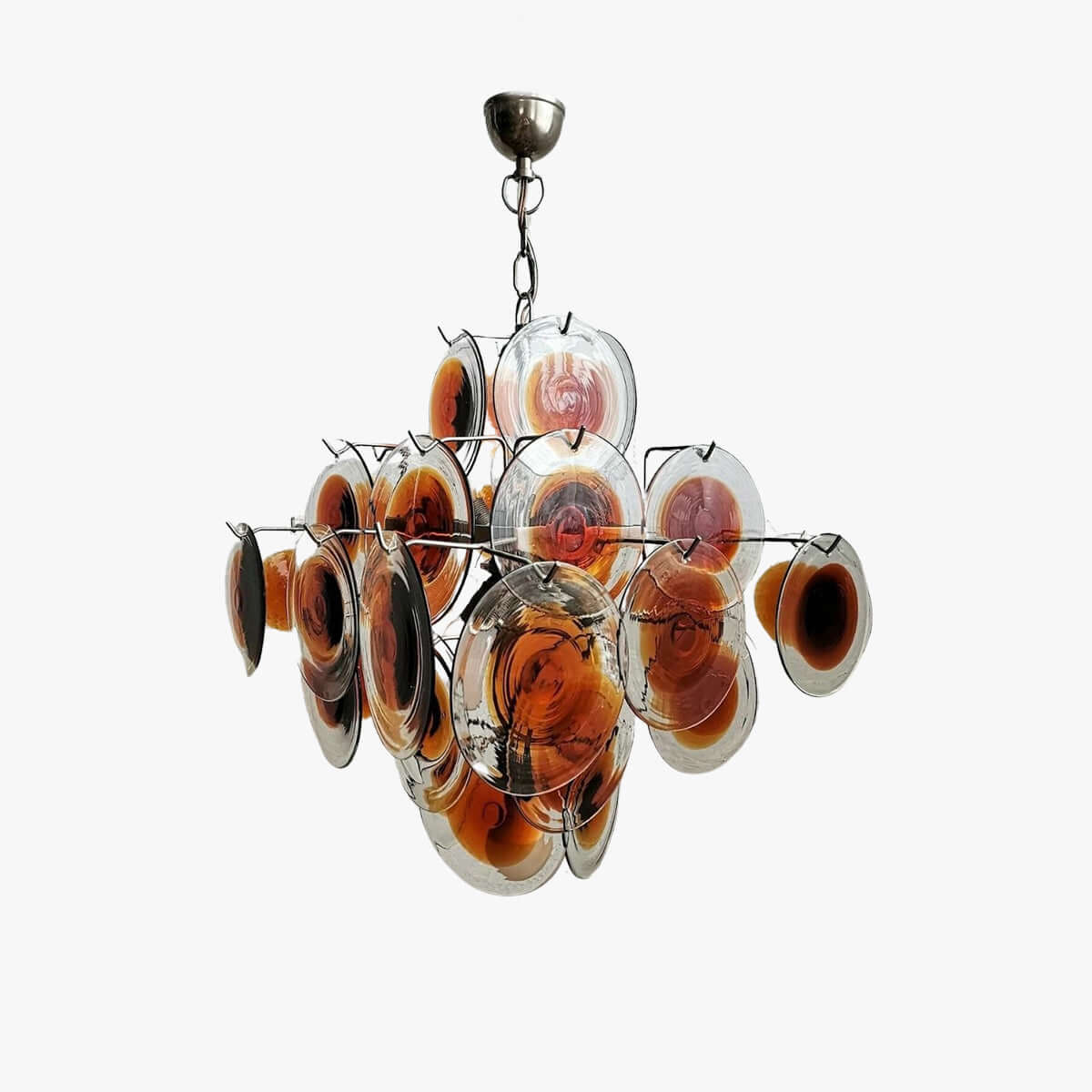 Murano Disk Chandelier 22"