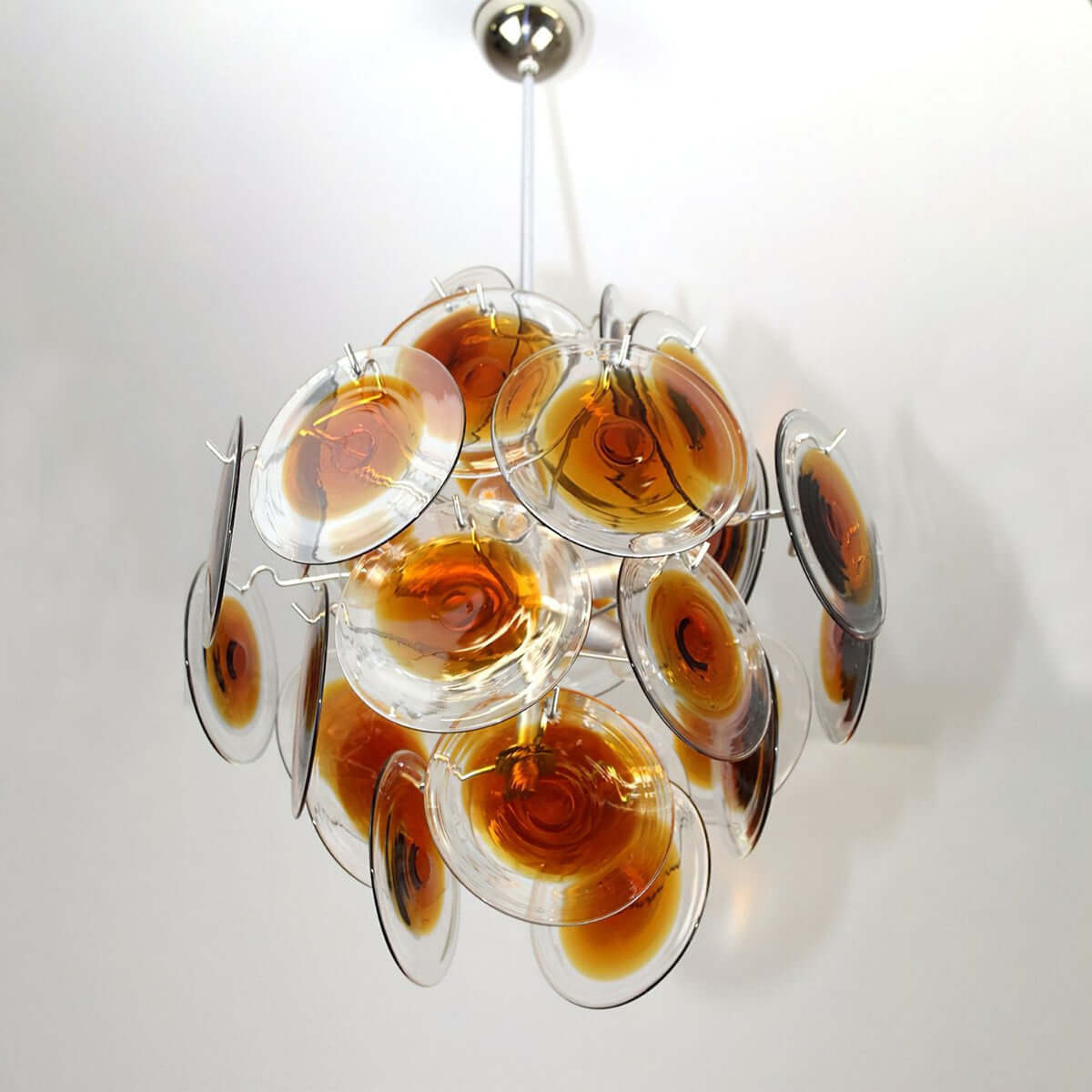 Murano Disk Chandelier 22"