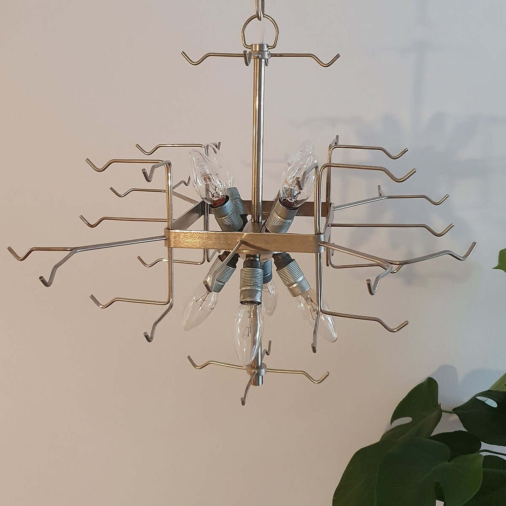 Murano Disk Chandelier 22"