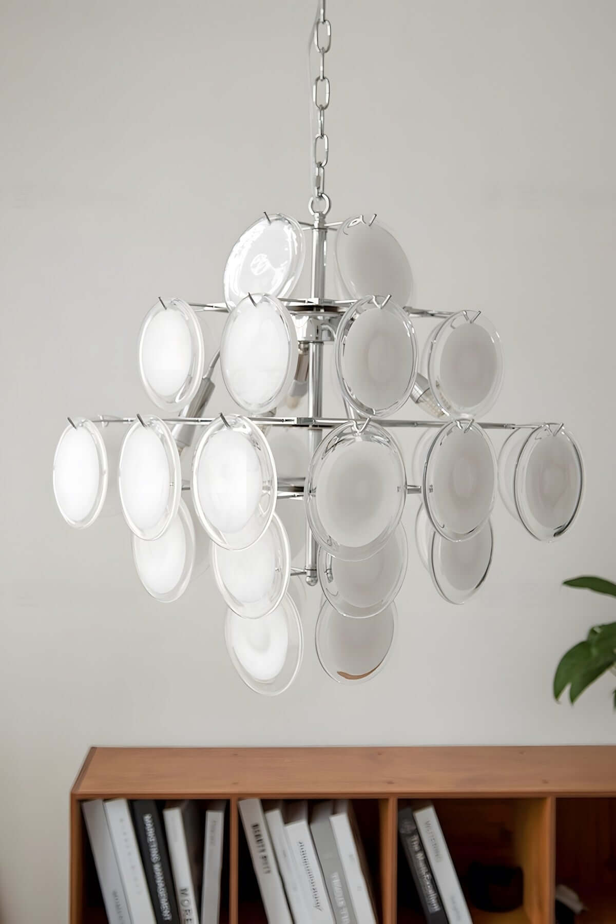 Murano Disk Chandelier 22"
