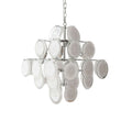 Murano Disk Chandelier 22"
