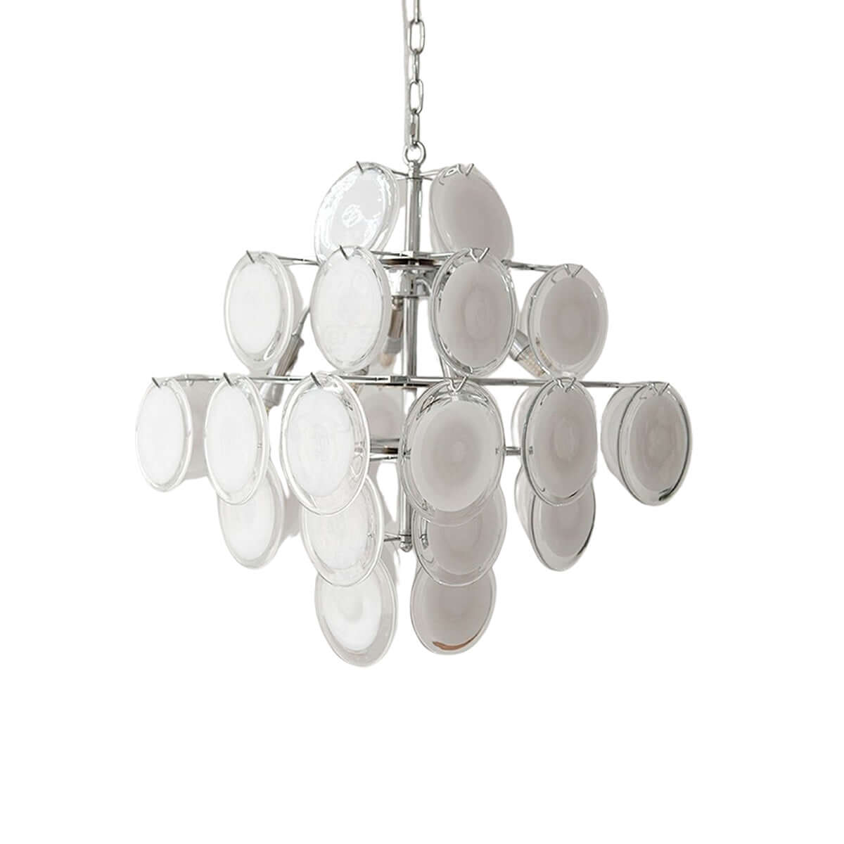 Murano Disk Chandelier 22"