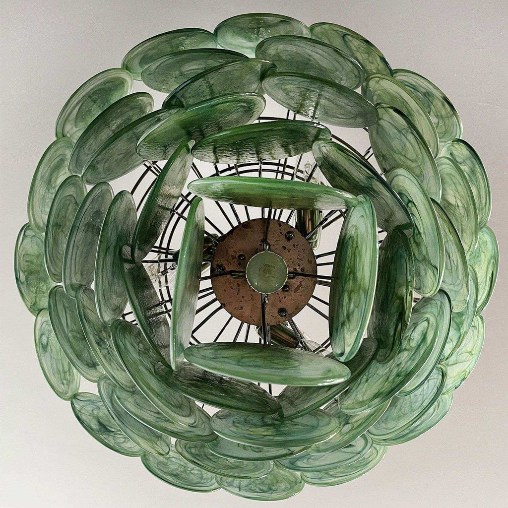 Murano Disk Chandelier 27"