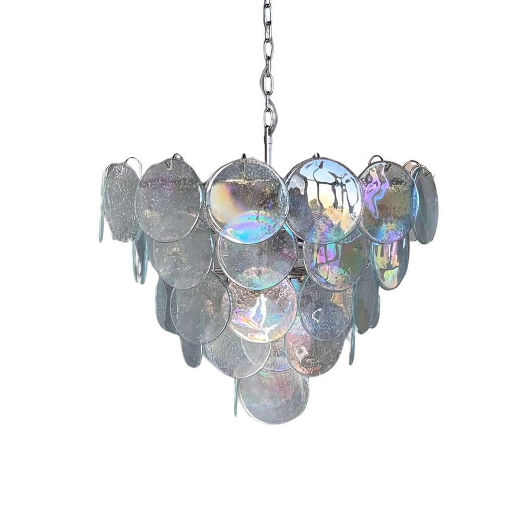 Murano Disk Chandelier 27"