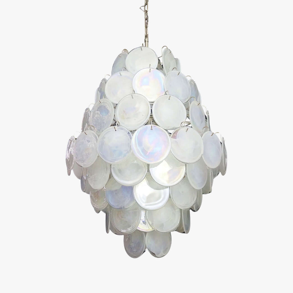 Murano Disk Chandelier 30"