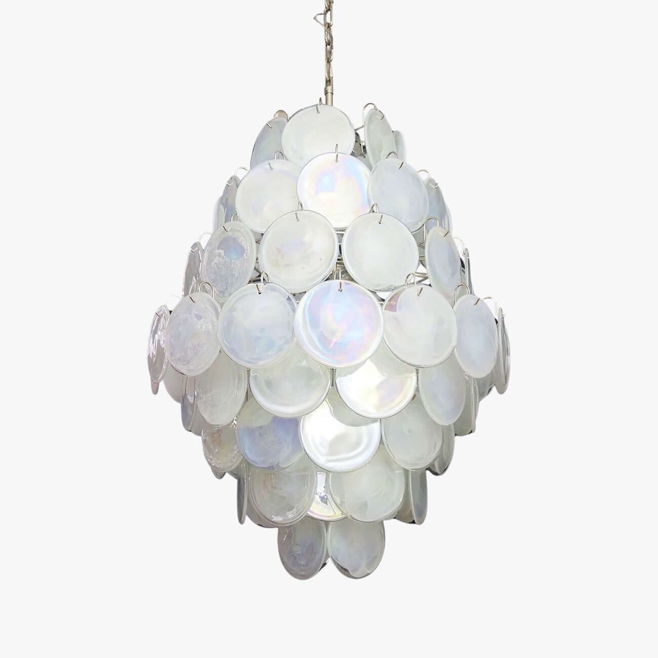 Murano Disk Chandelier 30"