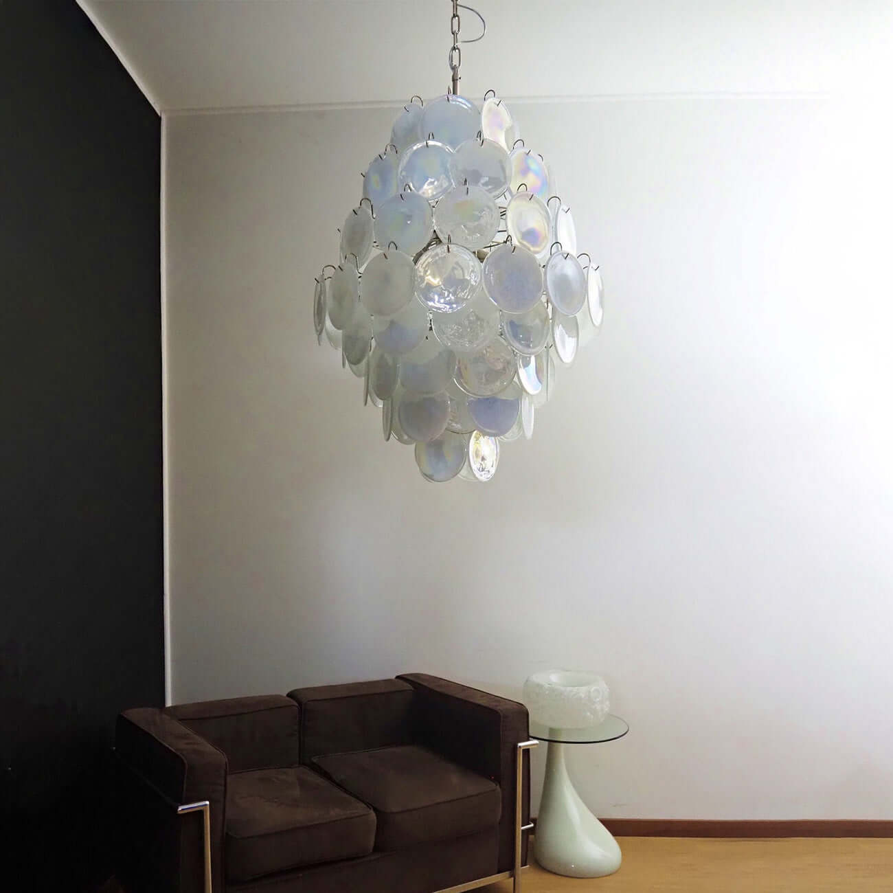 Murano Disk Chandelier 30"